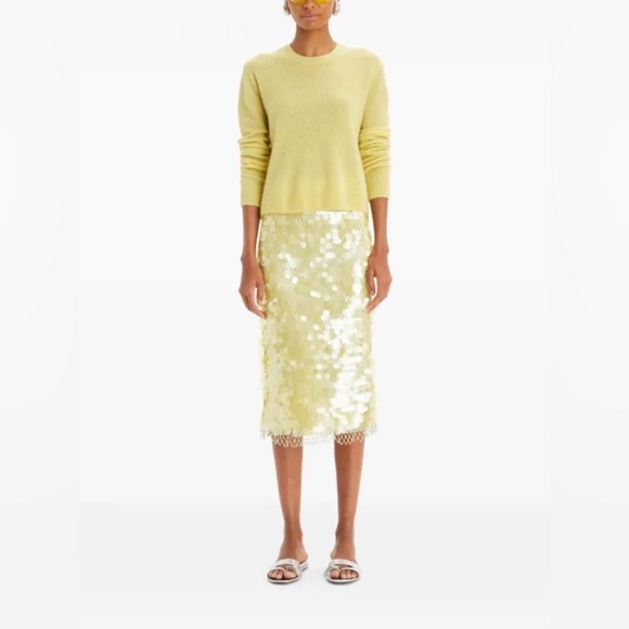 New Tory Burch Sequinned Shell Skirt - Picture 3 of 12